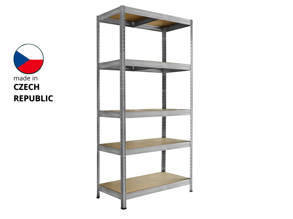 E-shop Kovový regál KOVONA 180x90x40 - pozinkovaný