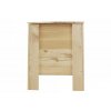DREVENÁ LAVIČKA S ÚLOŽNÝM PRIESTOROM B-13 surová  52x80x39