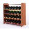 DREVENÝ REGÁL NA VÍNO RW-3-24P BOROVICA
