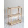 Regál drevený bukový počet políc 3 - 93x60x38 cm