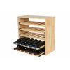 regal na wino drewniany modulowy skrzynkowy 60x30x30 cm naturalny (19)