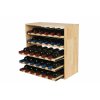 regal na wino drewniany modulowy skrzynkowy 60x30x30 cm naturalny (18)