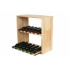 regal na wino drewniany modulowy skrzynkowy 60x30x30 cm naturalny (25)
