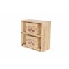 regal na wino drewniany modulowy skrzynkowy 60x30x30 cm naturalny (30)