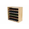 regal na wino drewniany modulowy skrzynkowy 60x30x30 cm naturalny (55)