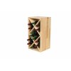 regal na wino drewniany modulowy skrzynkowy 60x30x30 cm naturalny (82)