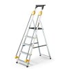 drabina pro aluminiowa z poreczami 5 stopni 150 kg
