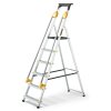 drabina pro aluminiowa z poreczami 6 stopni 150 kg