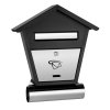 Poštová schránka domček LUX4 - čierno-biela