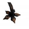 Kované ozdobné madlo KOVAL 205/320 mm kvet - patina