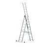 drabina pro aluminiowa 3 elementowa 3x10 szczebli 150 kg