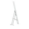 drabina pro aluminiowa 3 elementowa 3x14 szczebli 150 kg