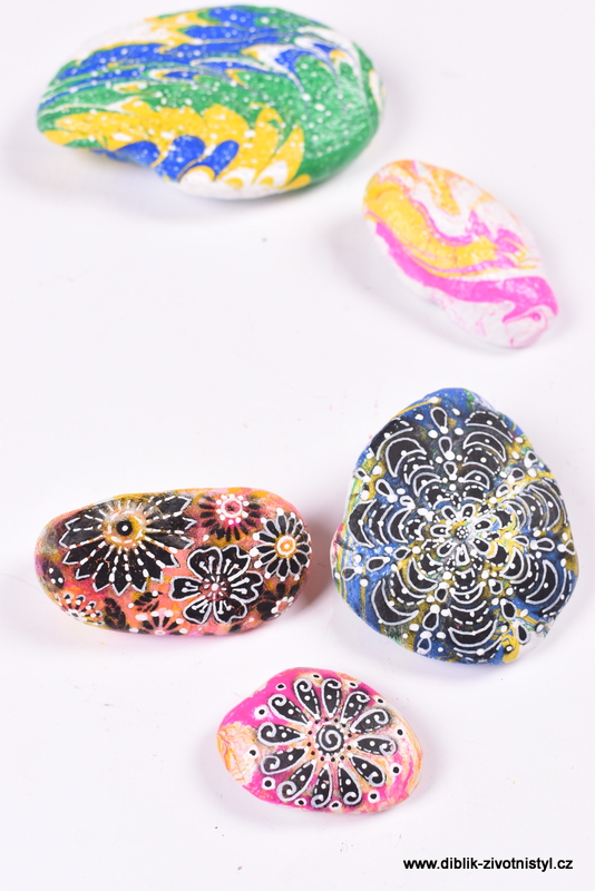 Mramorované kamínky