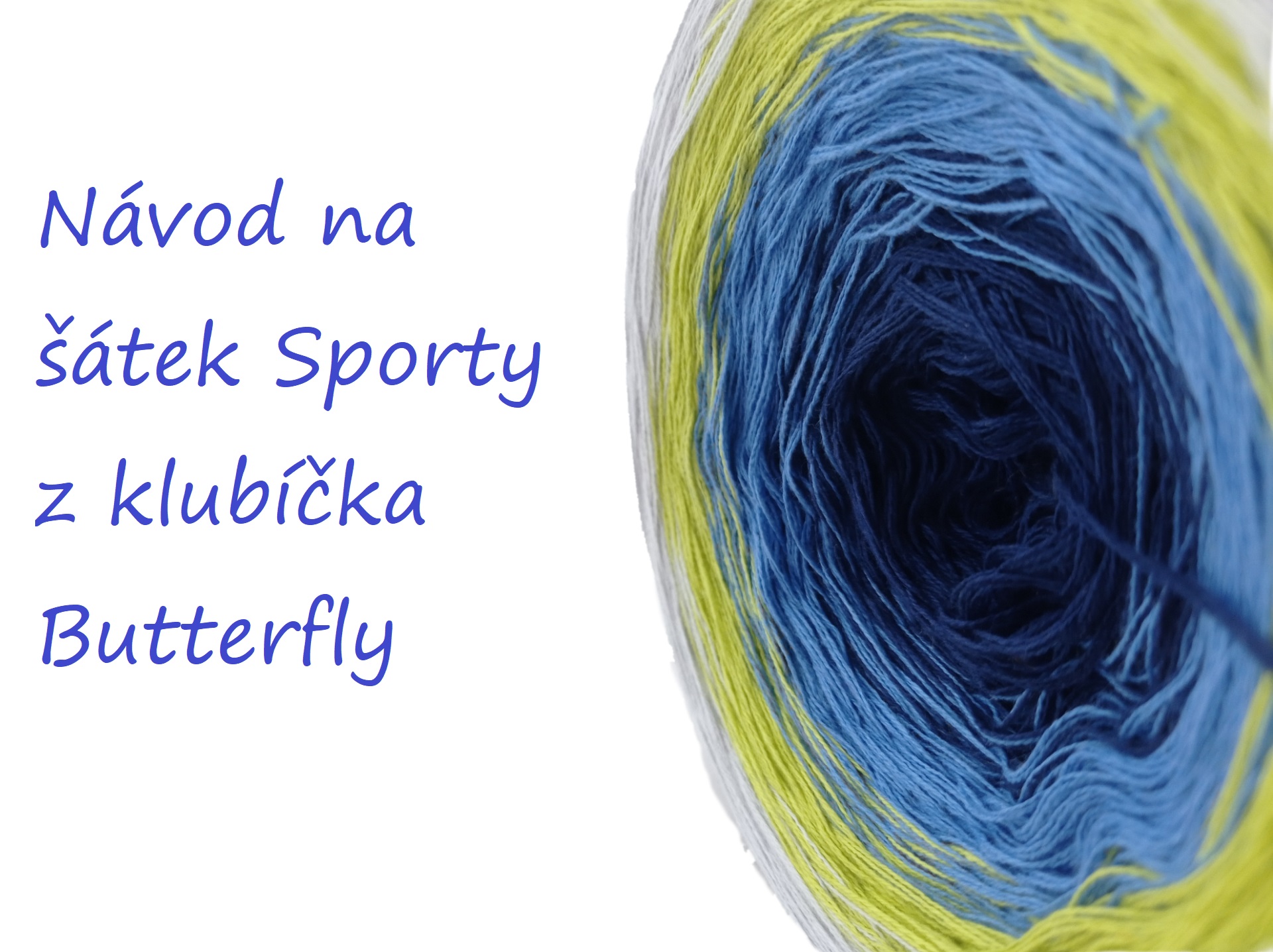 Šátek Sporty z klubíčka Butterfly