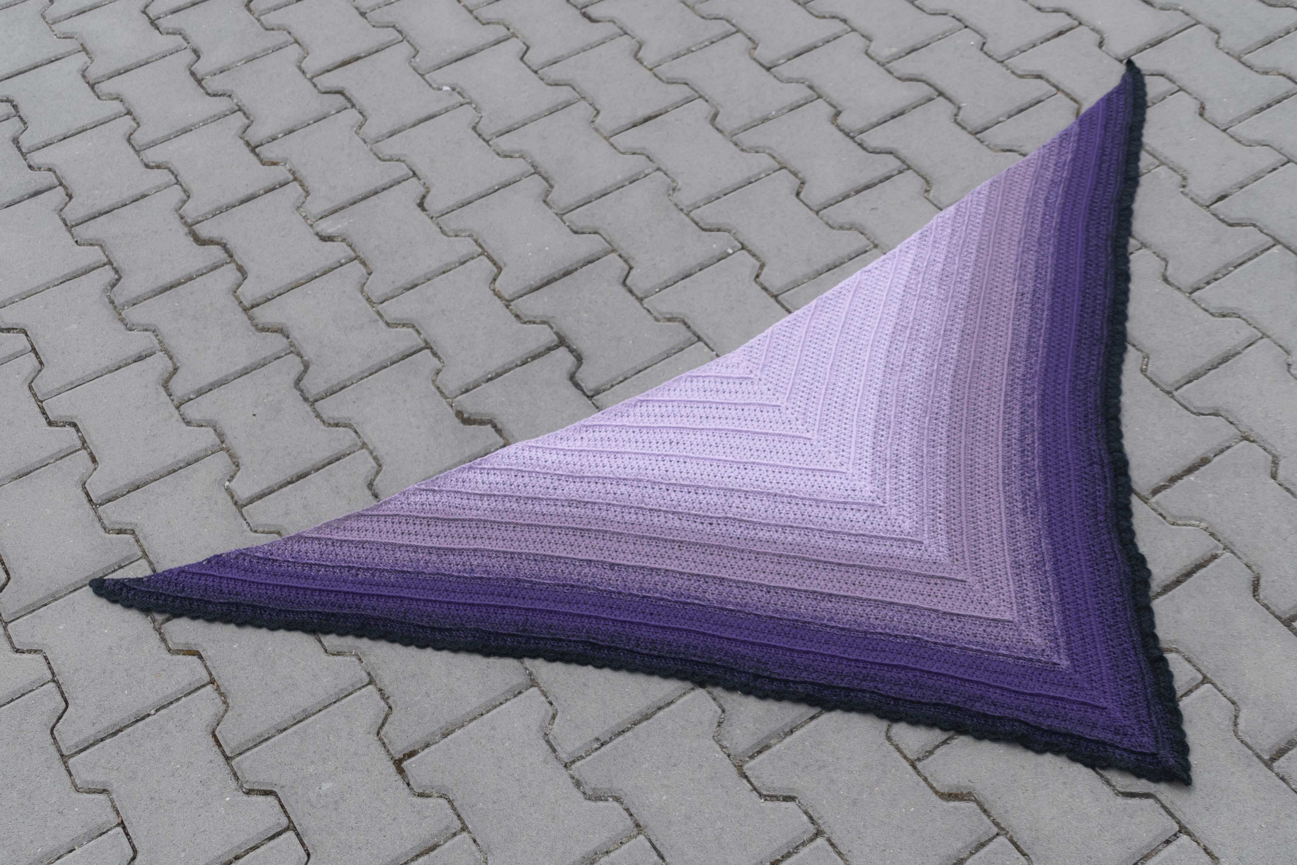 Návod na šátek Křížem krážem