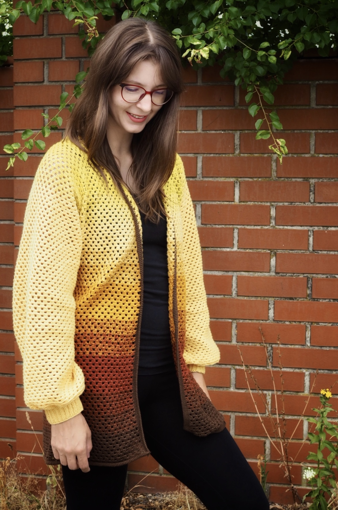 Návod na háčkovaný svetr/ vestu