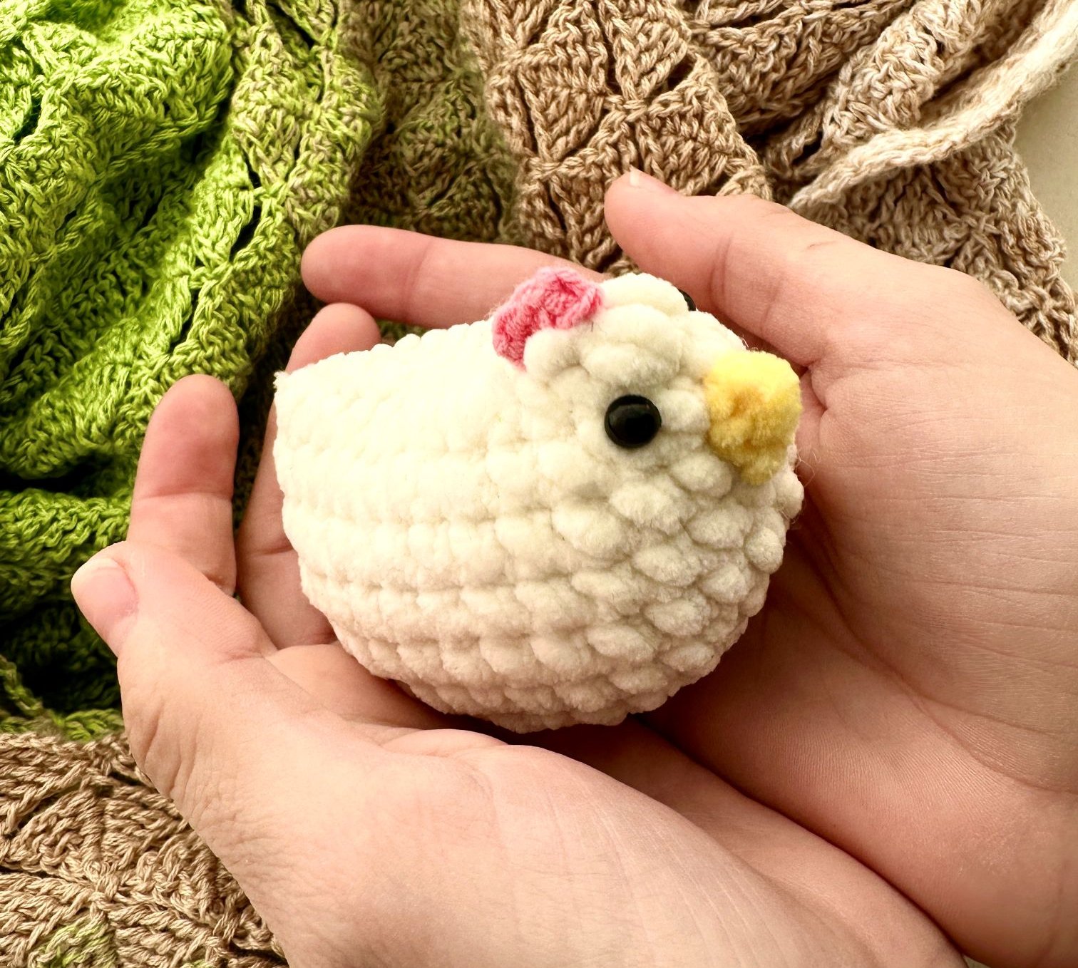 Online háčkovací workshop- Velikonoční slepička🐓