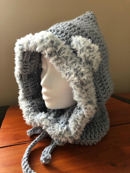 Fotonávod na háčkovanou kuklu