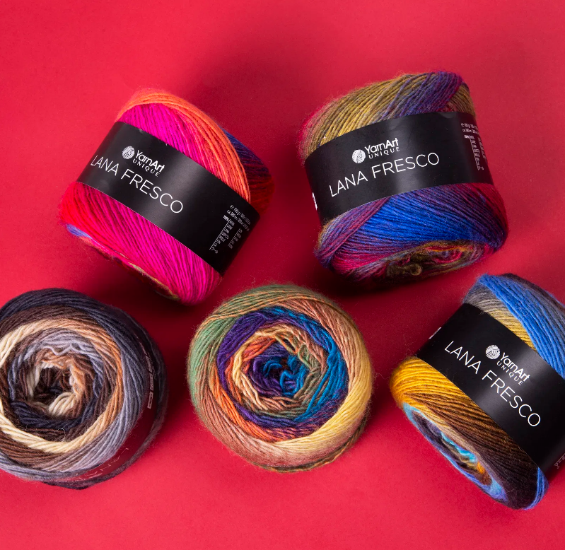 Ukázka pletení z Lana Fresco
