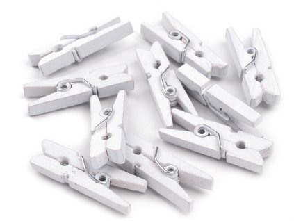 Dřevěný kolíček 4x25 mm (Balení 10 ks, Varianta 5 přírodní sv.)