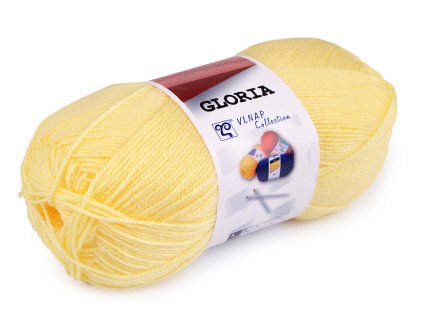 Pletací příze Gloria 50 g (Balení 1 ks, Varianta 1 (57076) bílá)