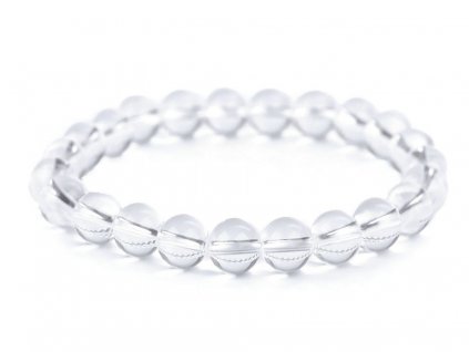 Náramek z minerálů, křišťál (Balení 1 ks, Varianta křišťál)