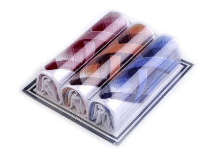 Pánský kapesník / dárková kazeta (Balení 1 krab., Varianta mix náhodných variant)