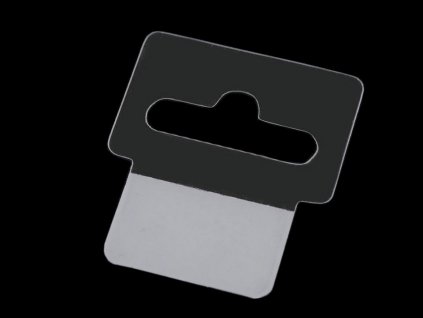 Samolepicí závěska 30x30 mm, 30x35 mm (Balení 100 ks, Varianta 2 transparent)