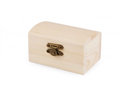 Dřevěná krabička k dozdobení (Balení 1 ks, Varianta 1 (5,5x9 cm) přírodní)