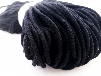 12989 1 bavlnena snura yarnmellow berry 5mm cerna