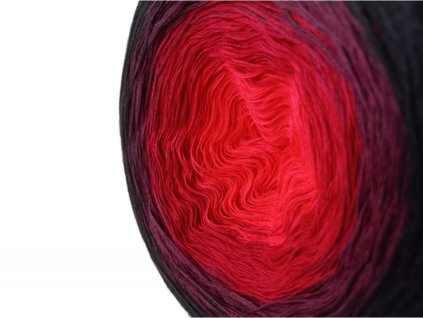 Butterfly Mini 12. Vášeň  Duhová příze YarnMellow o délce 500m