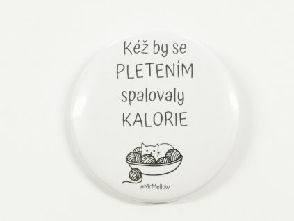 Placka "Pletení a kalorie"