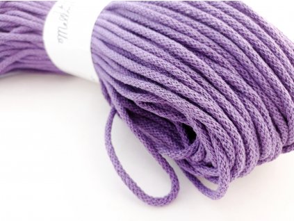 264440 bavlnena snura yarnmellow berry 5mm fialkova