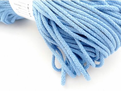 264908 1 bavlnena snura yarnmellow berry 3mm nebesky modra