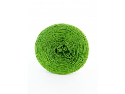 Jednobarevná příze YarnMellow Butterfly Midi Mono Jasně zelená