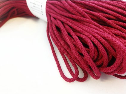 273873 bavlnena snura yarnmellow berry 5mm vinova