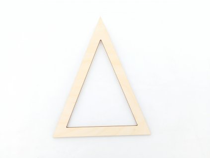 Plochý trojúhelník přírodní 20 cm