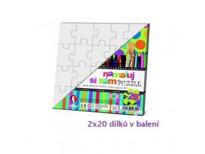 puzzle namaluj si sam ctverce 2ks 20 dilku (1)