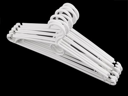 Plastové ramínko univerzální otočné 40 cm (Balení 10 ks, Varianta 1 bílá)