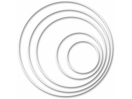 Kruh na lapač snů 40cm bílý