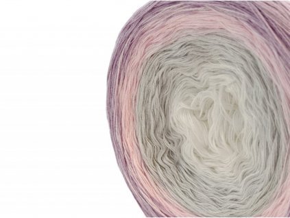 Duhová příze YarnMellow Butterfly Mini 108. Vílí prach