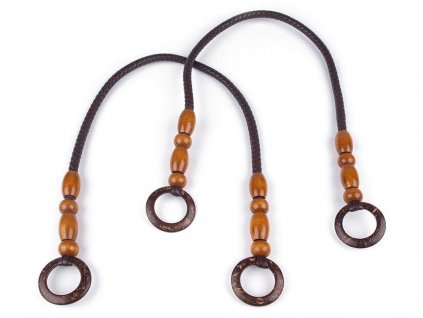 Proplétaná ucha na tašky délka 70-78 cm (Balení 2 ks, Varianta 3/70-78 černá)