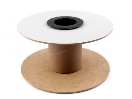 Papírová cívka Ø20 cm (Balení 1 ks, Varianta hnědá přírodní bílá)