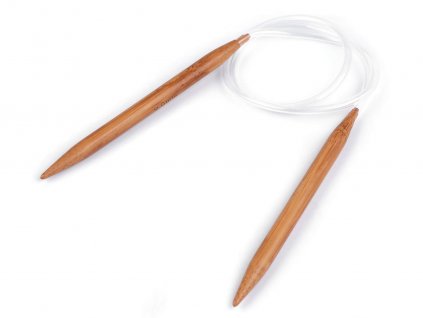 Kruhové jehlice bambusové č. 9; 10; 12 (Balení 1 ks, Varianta 1 (9 mm) bambus tmavý)