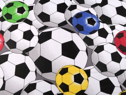 Bavlněná látka / plátno fotbalový míč