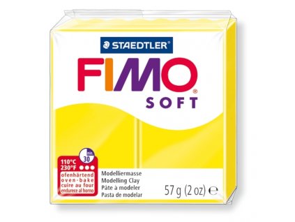 FIMO SOFT polymerová hmota 57g žlutá 10