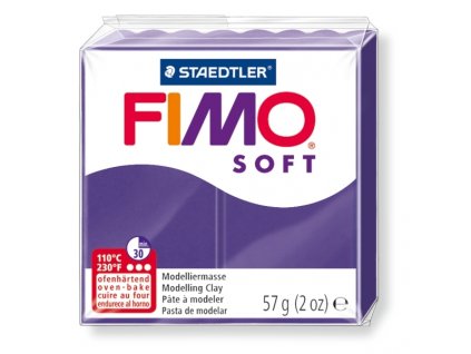 FIMO SOFT polymerová hmota 57g fialová 63