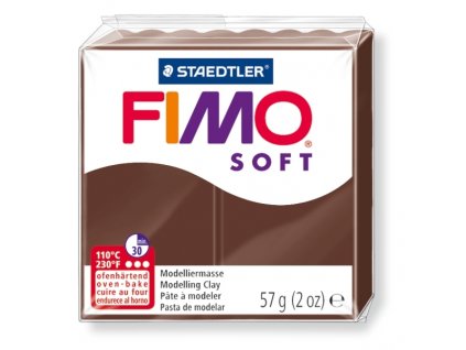 FIMO SOFT polymerová hmota 57g čokoládová 75