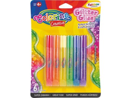 Colorino Glitry v lepidle 6x10,5 ml Rainbow