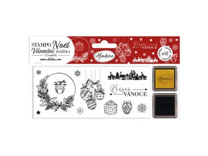razitka stampo noel 12 ks krasne vanoce